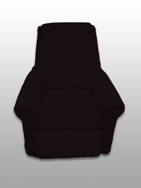 Capa Cadeira do Papai com Pe frontal preta